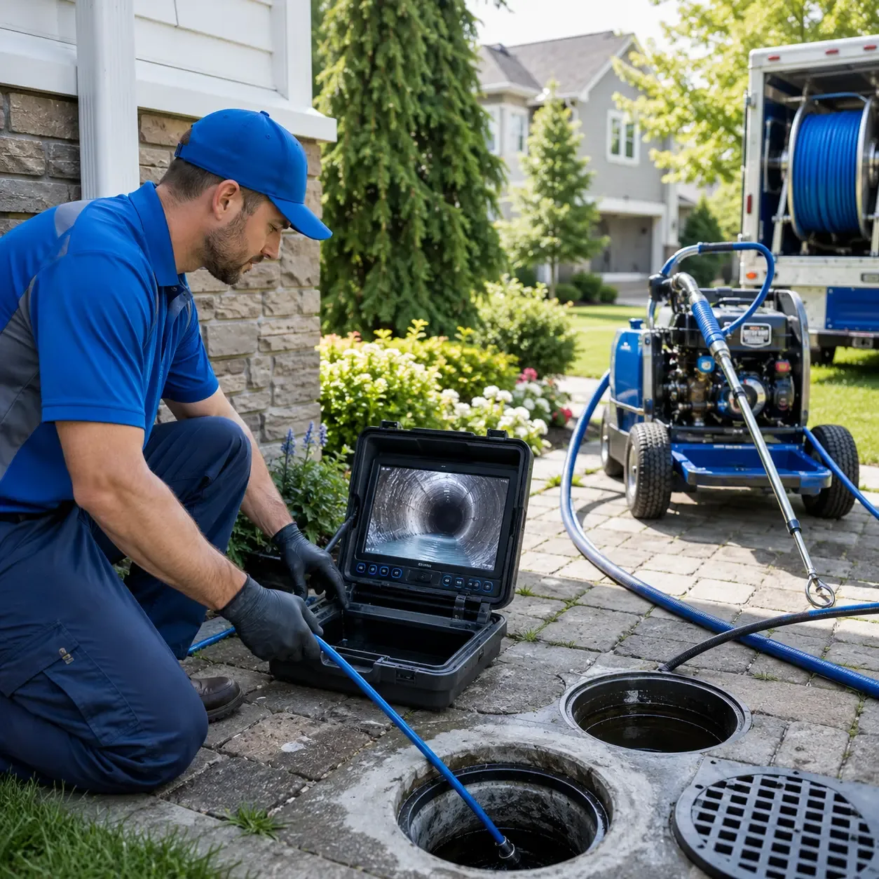 Outdoor drain cleaning professionals serving Alvin, IL